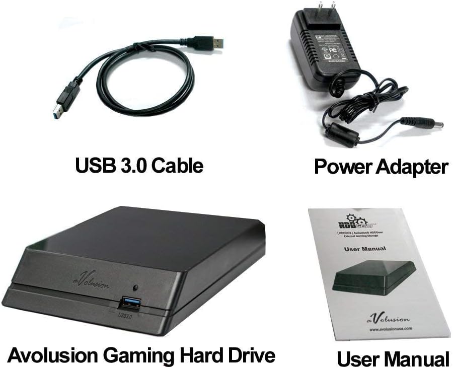 3TB 7200RPM USB 3.0 External Hard Drive Q206898
