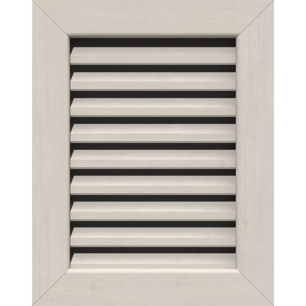 32 inchw x 14 inchh Primed Western Red Cedar Gable Vent V165961