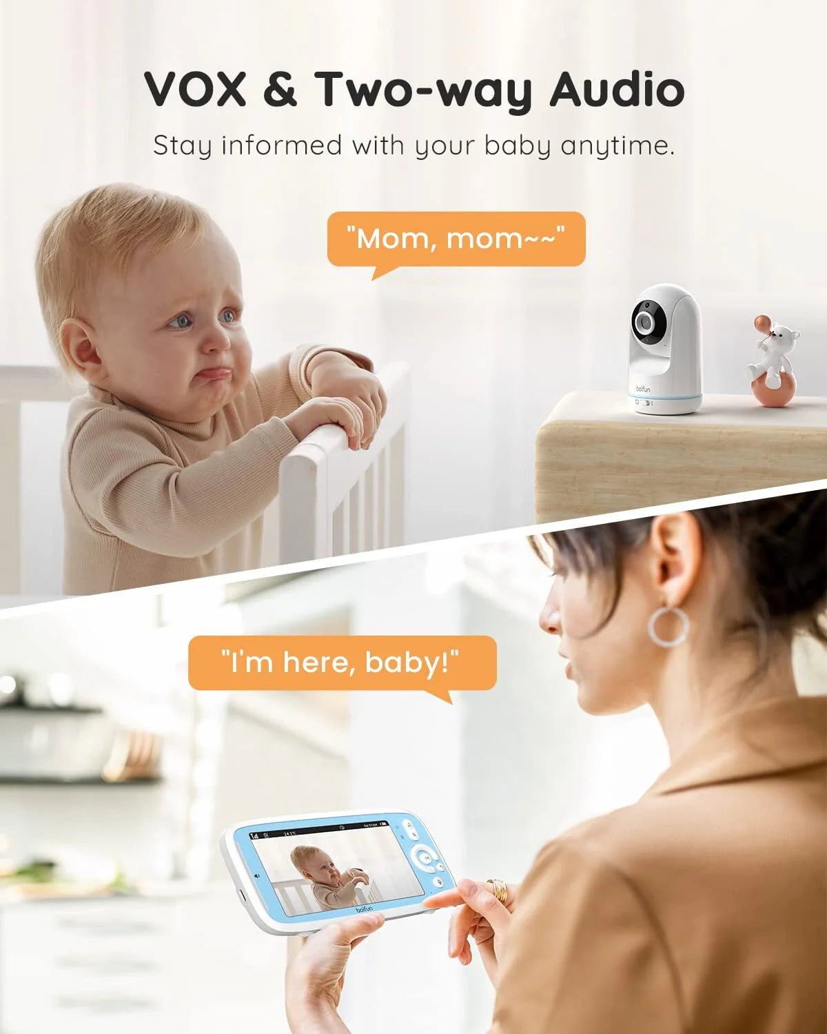 Baby Monitor with Camera and Audio L237237