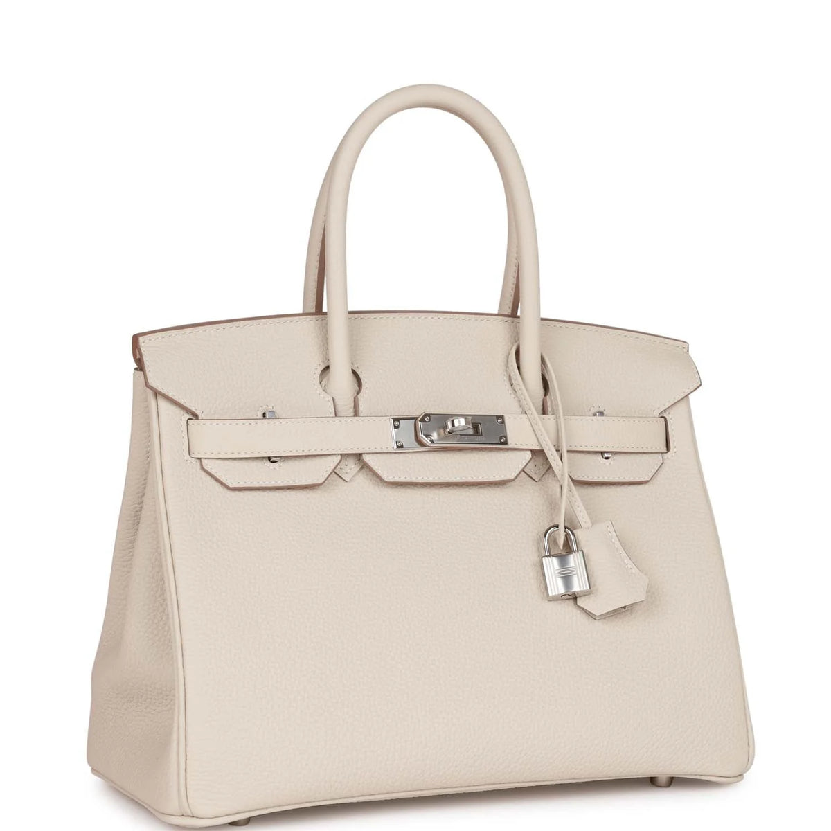 Birkin 30 Craie Togo Palladium Hardware W468