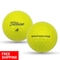 36 Yellow Pro V1 2022 5A Recycled Golf Balls C118320
