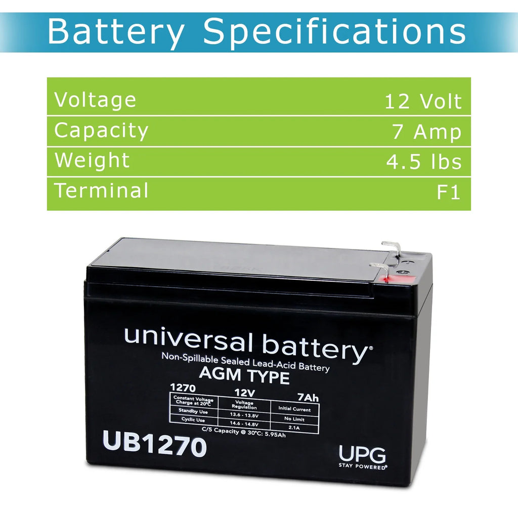 12V 7AH Acid Battery K7243