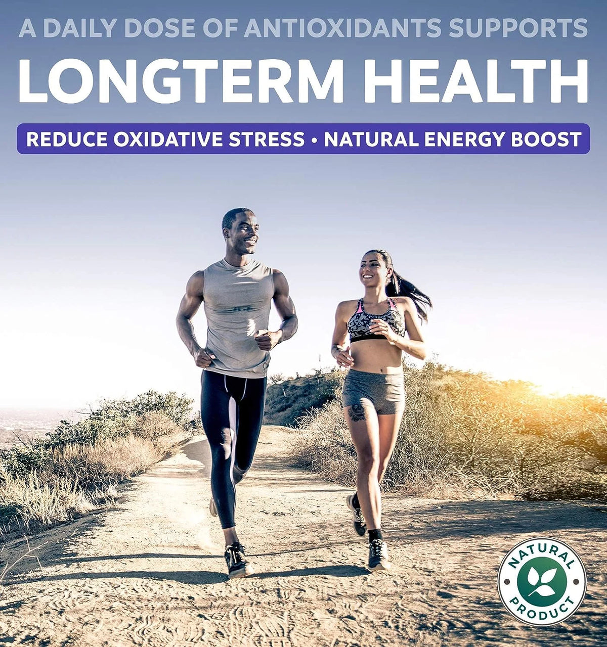 Antioxidant Supplement with Acai Berry, Goji Berry, Pomegranate & Resveratrol, 120 Capsules E2581
