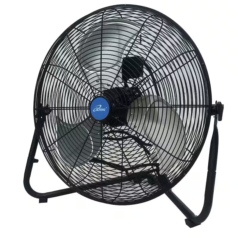 20 in. 3 Speeds High Velocity Floor or Wall Mount Fan, 5800 CFM, Black M271150