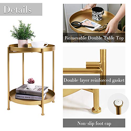 Rattan Nightstand Side Table with Storage O78413