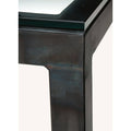 White Venatino Marble Parsons Console Table I8761
