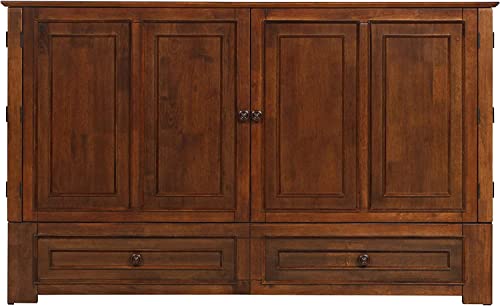 Queen Murphy Cabinet Bed with Charging Station K68892