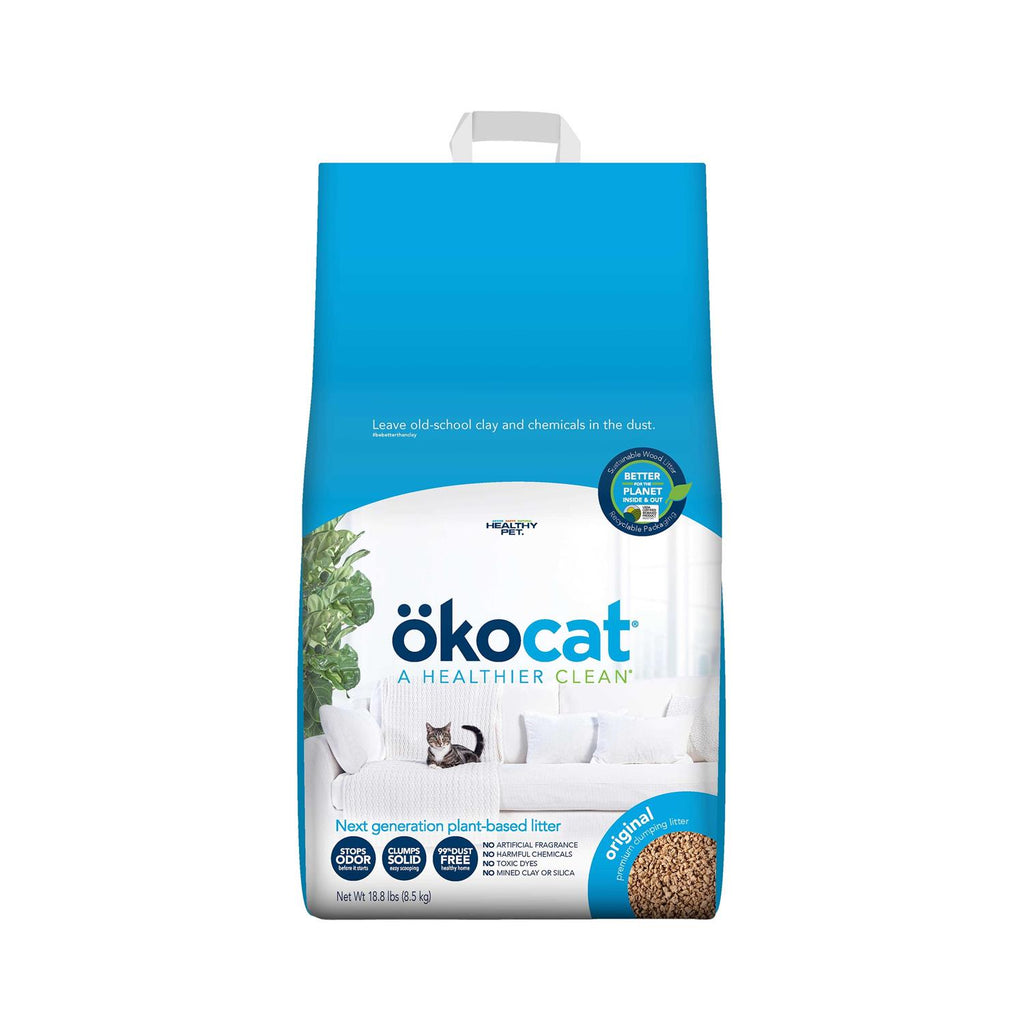 Natural Wood Clumping Cat Litter W666298