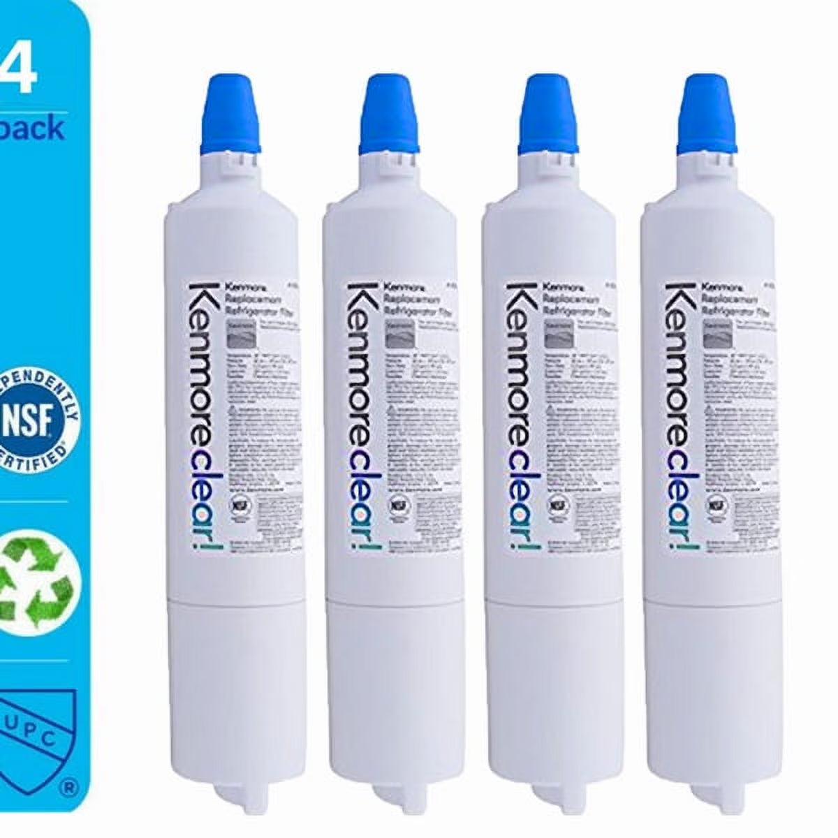 4 Pack Refrigerator Water Filter T38778