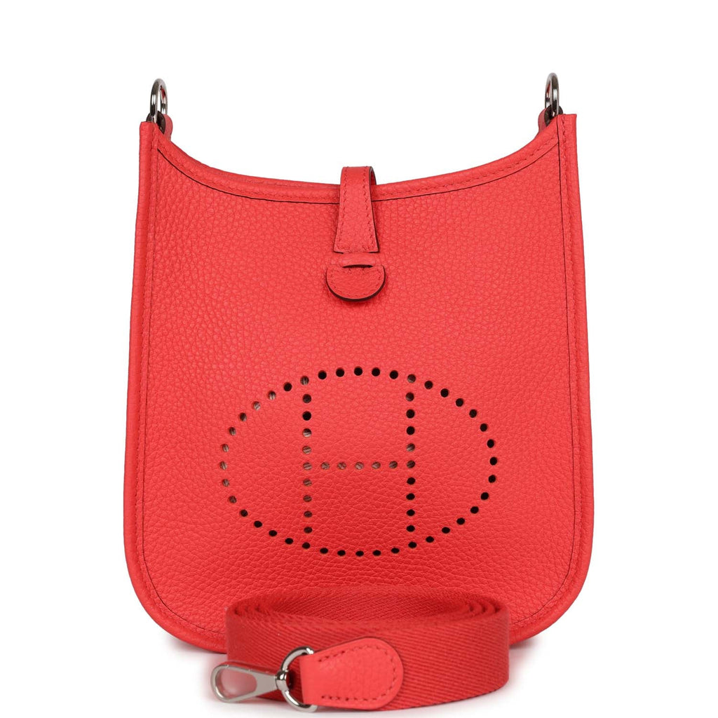 Rose Clemence Palladium Hardware Bag D208281