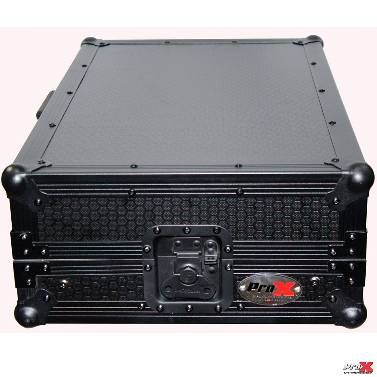 Black Travel Flight Case for Mixtrack Pro 3 with Laptop Shelf K8536