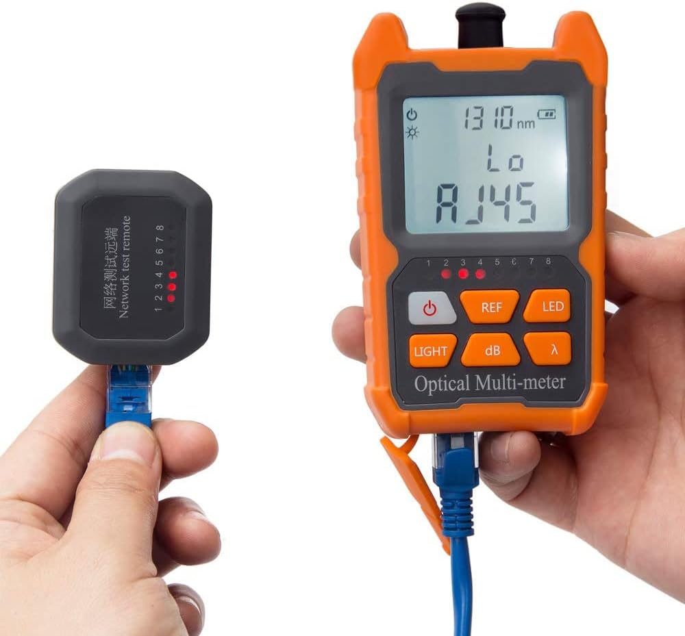 Fiber Optic Cable Tester with Visual Fault Locator E458238