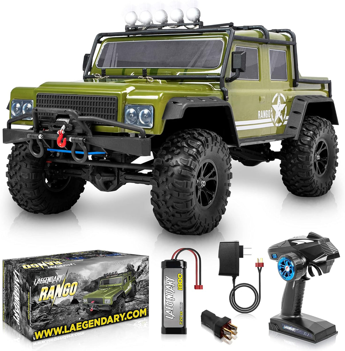 Red Orange 4x4 Offroad Remote Control Truck P753436