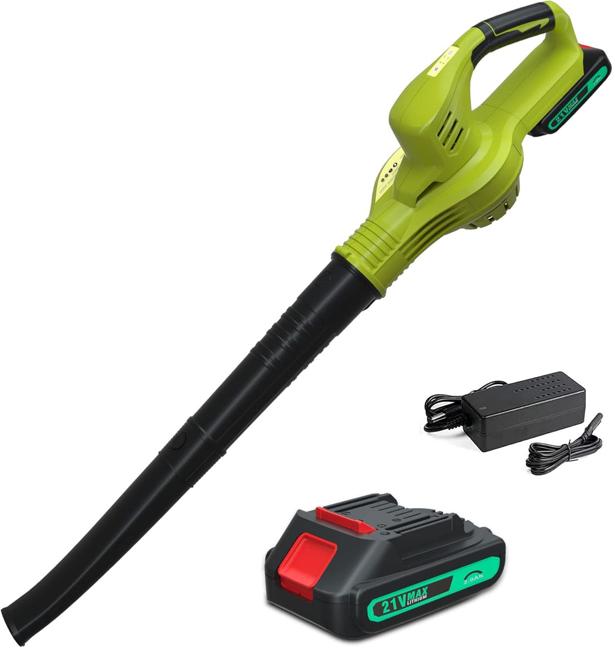 21V Cordless Handheld Leaf Blower with 4.0Ah Battery and Charger G83234