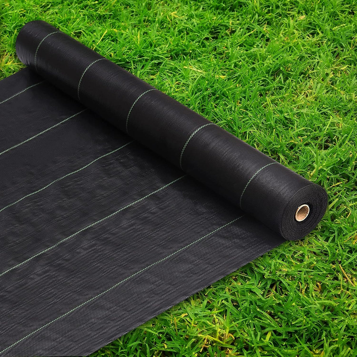 3ft x 300ft Woven Weed Barrier Landscape Fabric Pack of 2 J6918