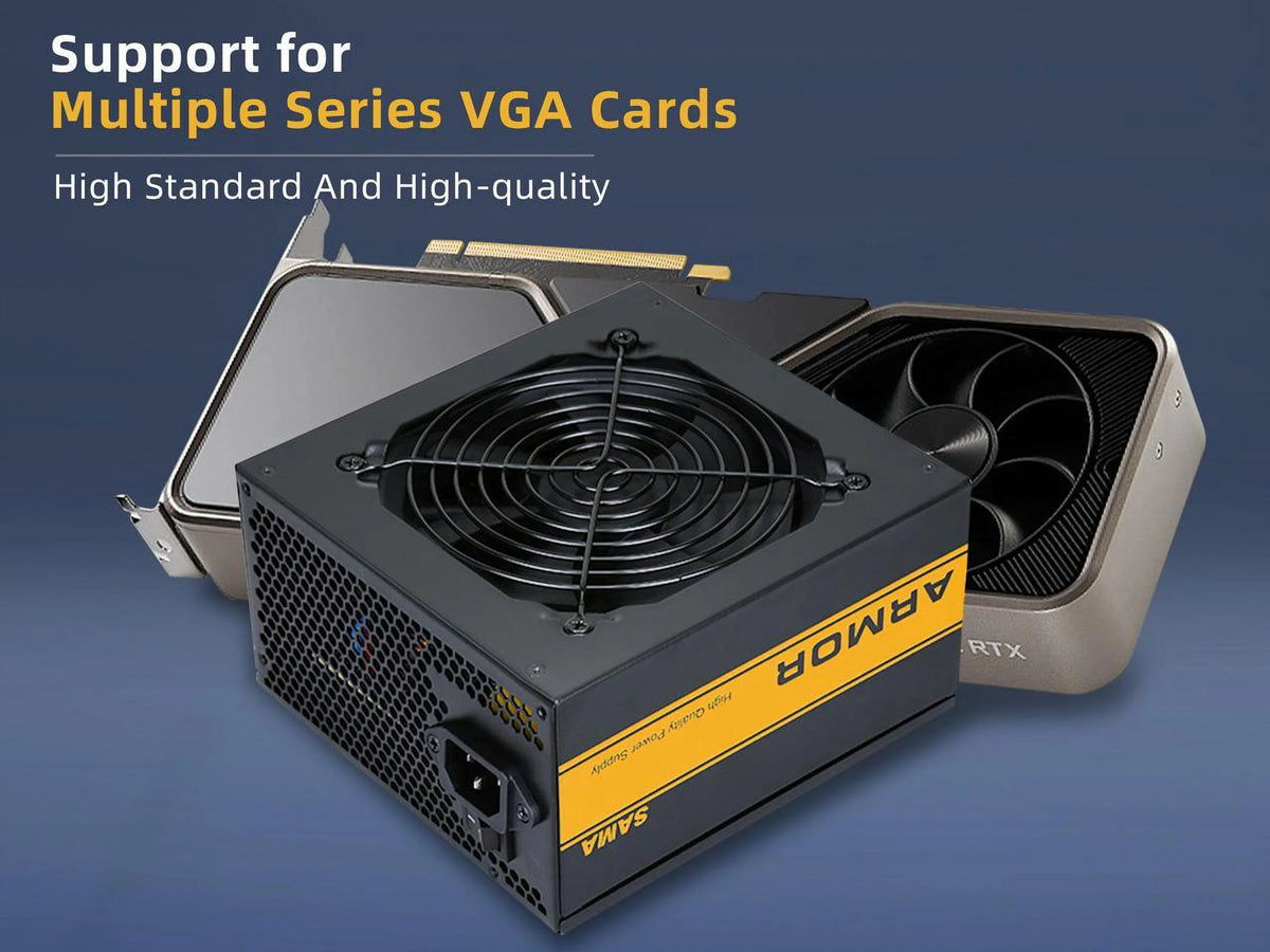 550W 80+ Gold ATX Power Supply Black U881940
