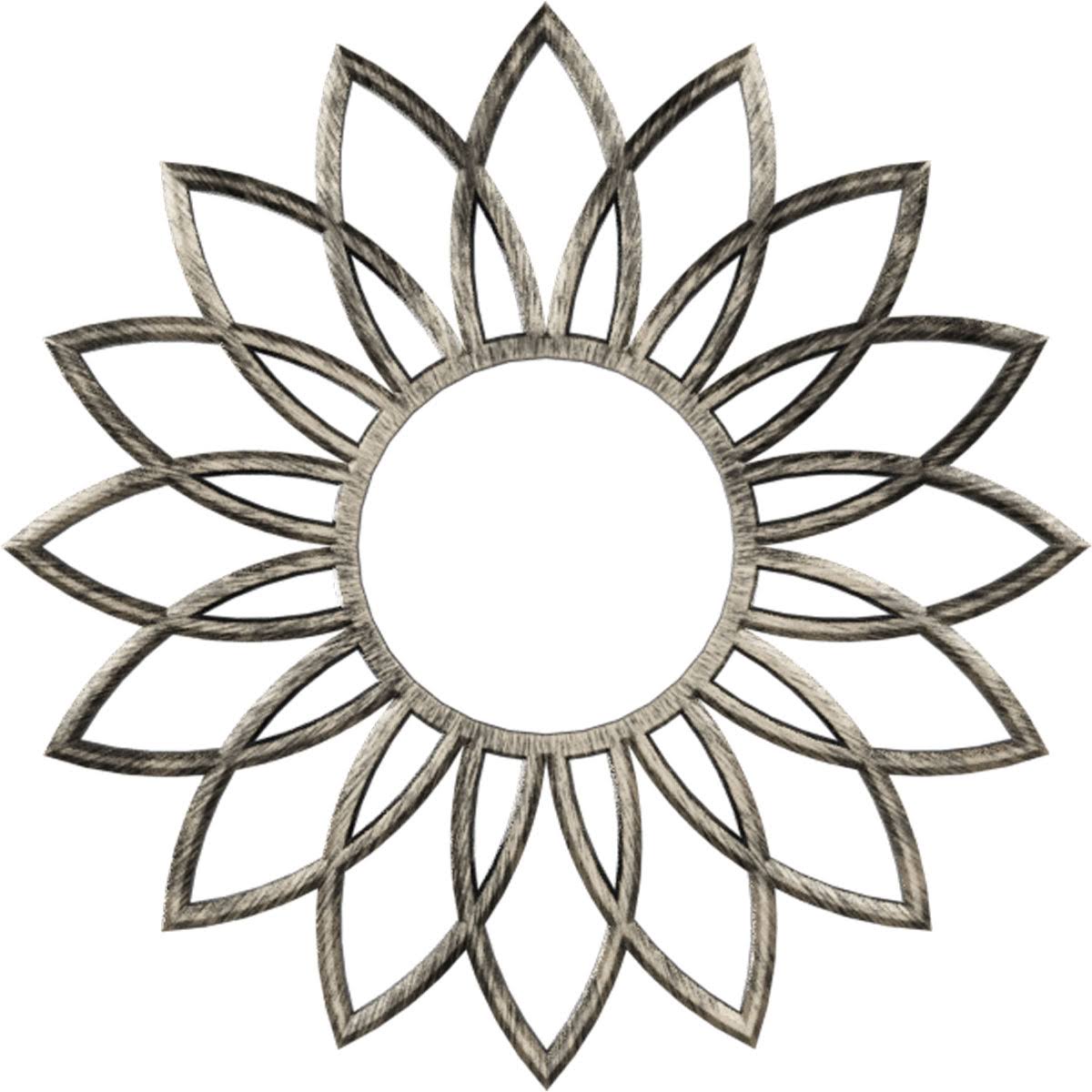 36x22OD x 13 7/8x22ID x 1x22P PVC Pierced Ceiling Medallion U55973