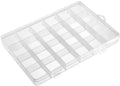 Plastic 24 Grids Electronic Component Storage Box Pack of 2 J2468
