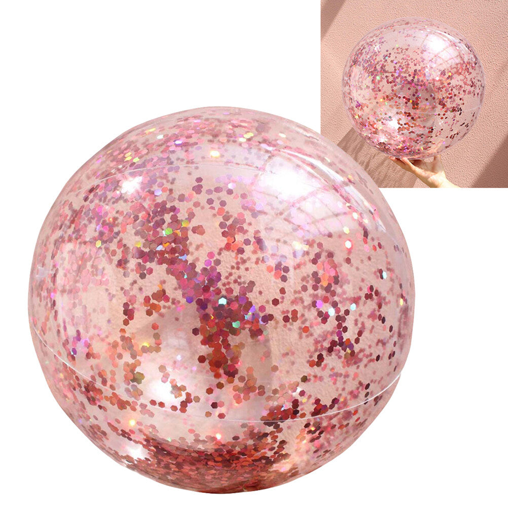 4 Pcs Glitter Ball and Pump Set S31155