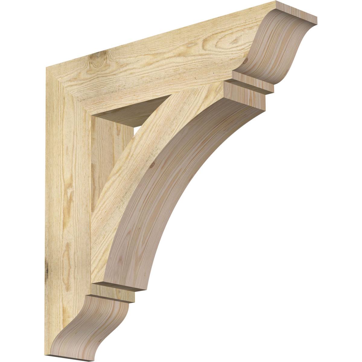 Thorton Traditional Rough Sawn Bracket, Douglas Fir O413742
