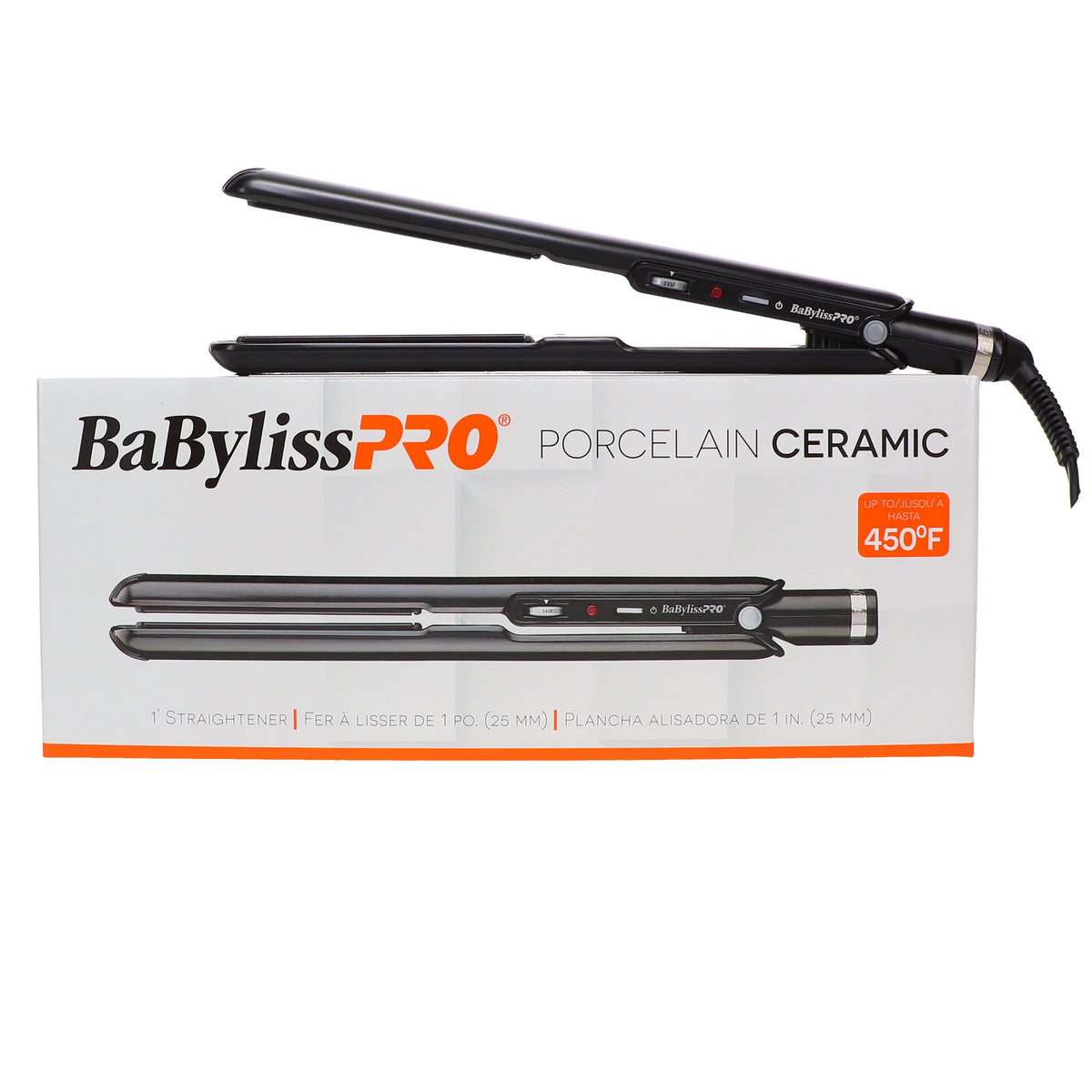 Porcelain Ceramic 1 Straightening Iron E629