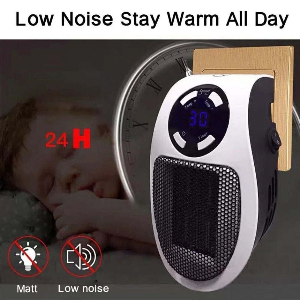 Portable Mini Electric Wall Heater with Timer U649