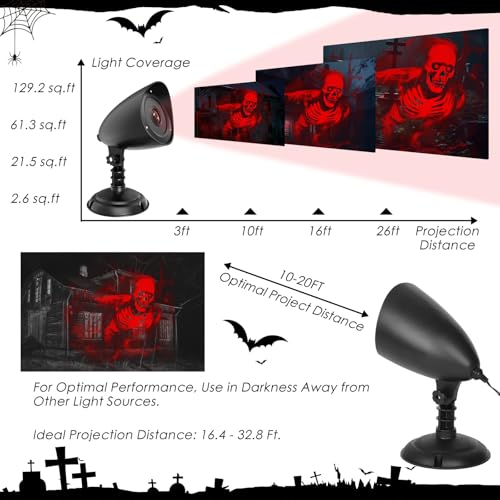 3D Dynamic LED Halloween Projector Y828