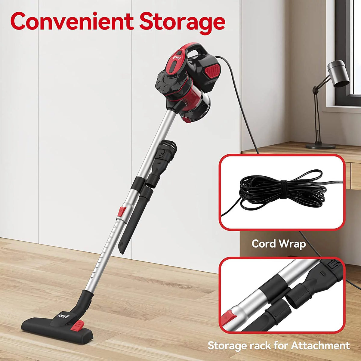Corded 3 in 1 Stick Vacuum 18kPa 600W T425543