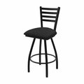 Swivel Bar Stool with Black Wrinkle Finish B910