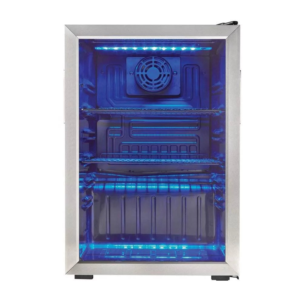 95 Can 2.6 Cu. Ft. Beverage Center Mini Fridge with Glass Door S78481