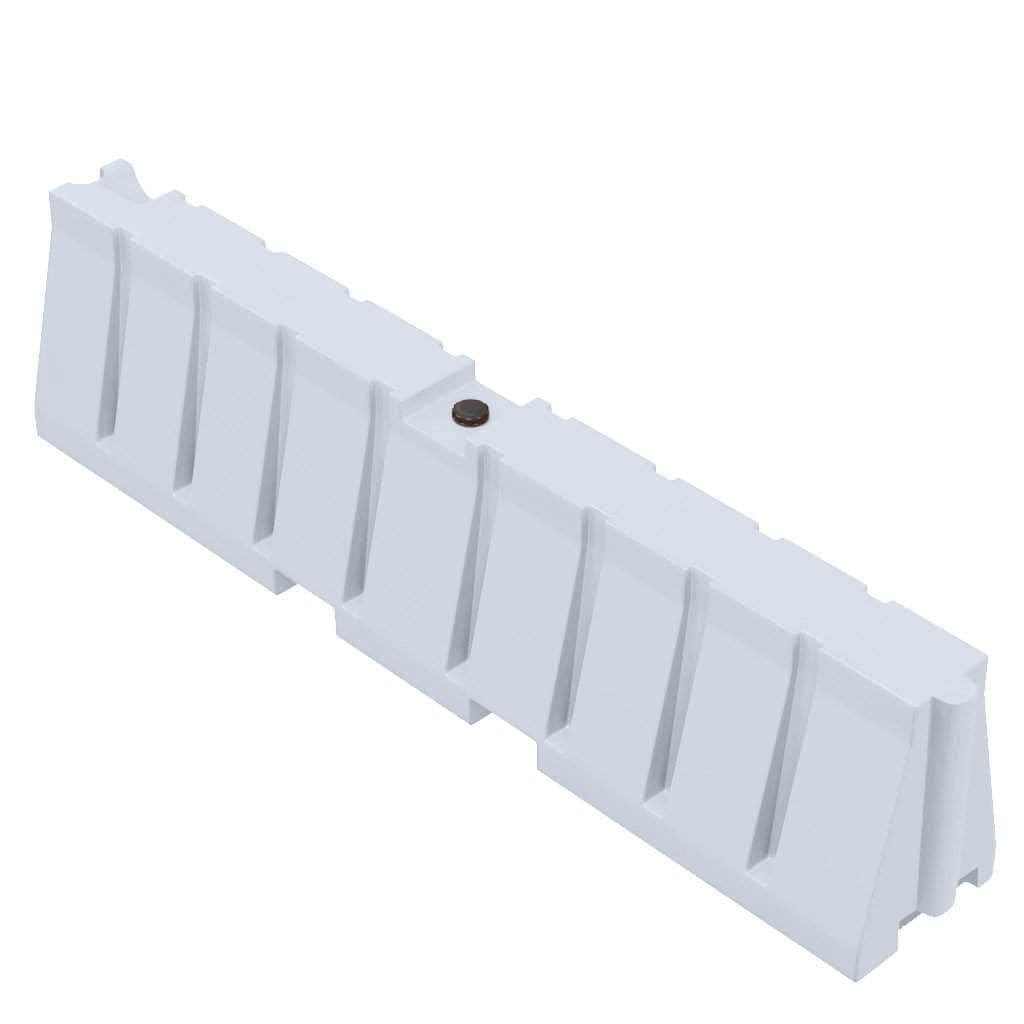 Water/Sand Fillable Roadway Barricade - 24 in. H x 96 in. L x 16 in. W U57871