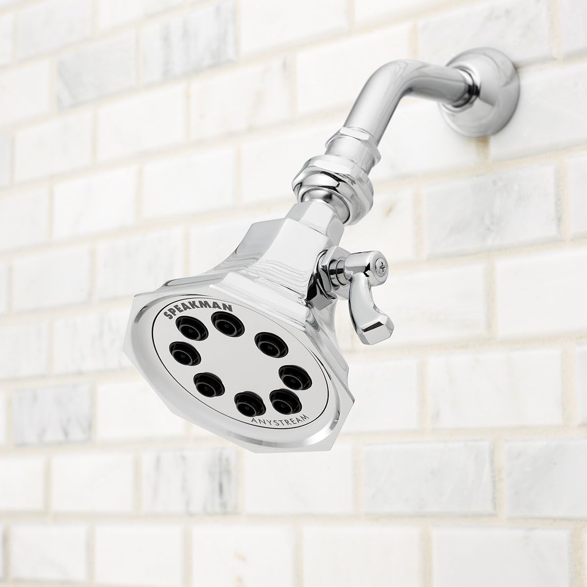 Polished Chrome Shower Head, 2.0 GPM R52603