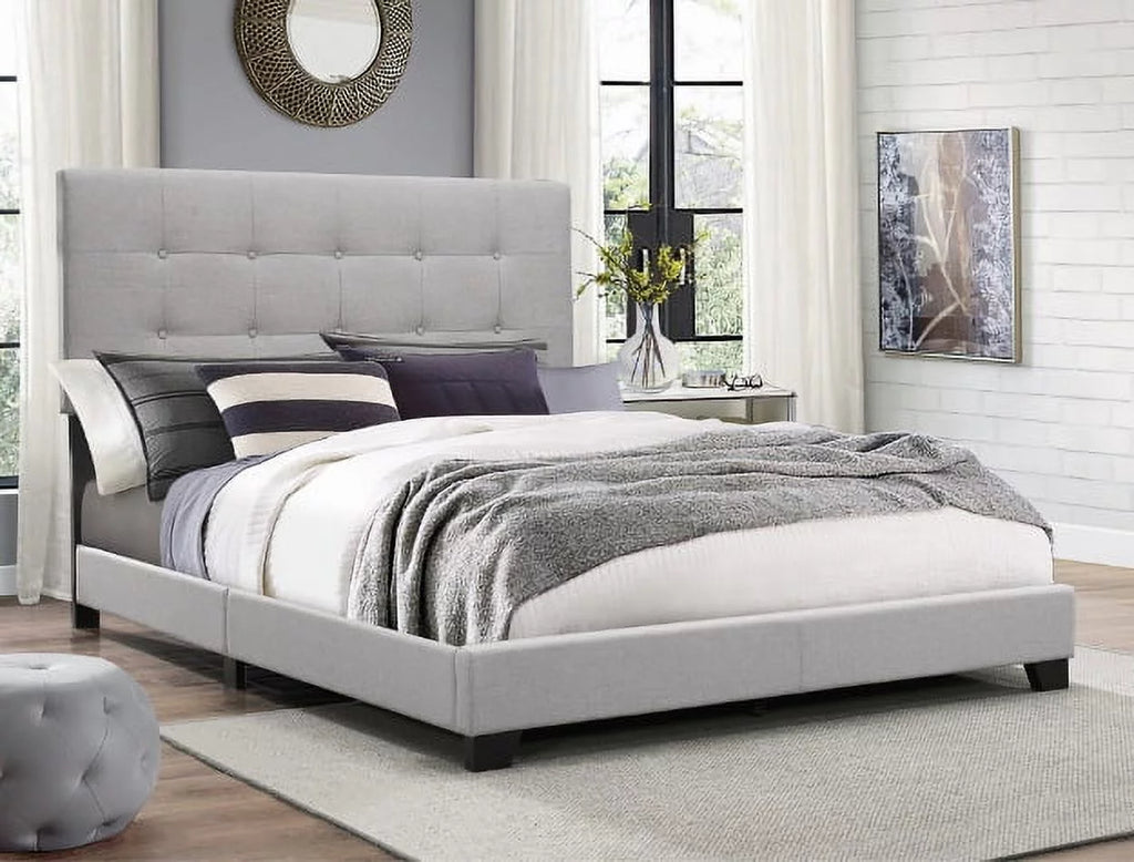Gray Queen Panel Bed L918204