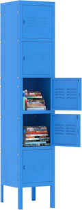 Metal Locker Cabinet with 5 Doors, 5 Tier Shelf L527