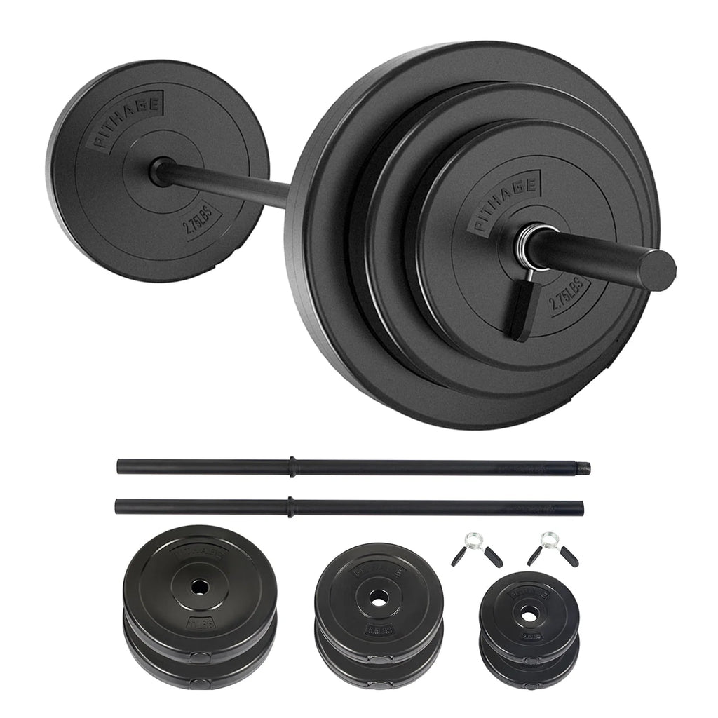 45 lbs Adjustable Barbell Weight Set D382