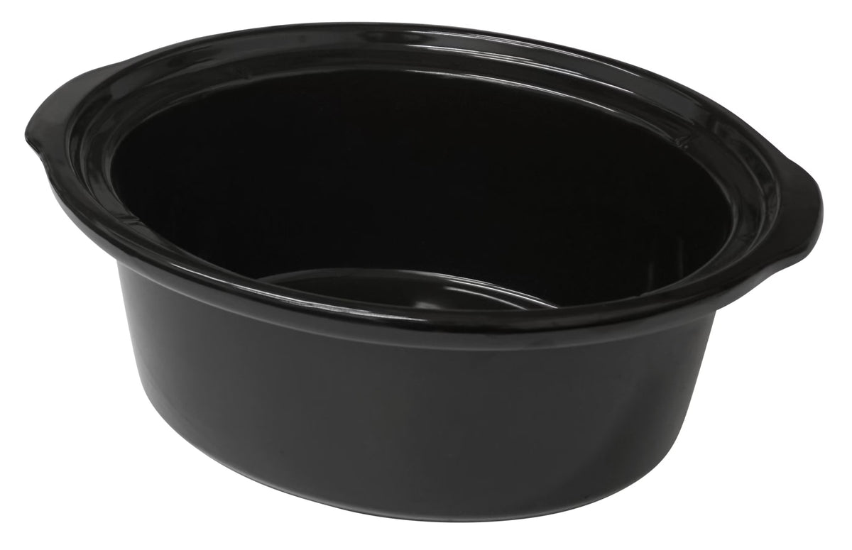 8 Qt Black Stoneware Slow Cooker Insert M36115