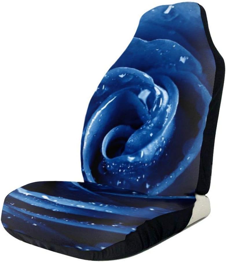 Purple Hearts Printed Bucket Front Auto Seat Covers C992367