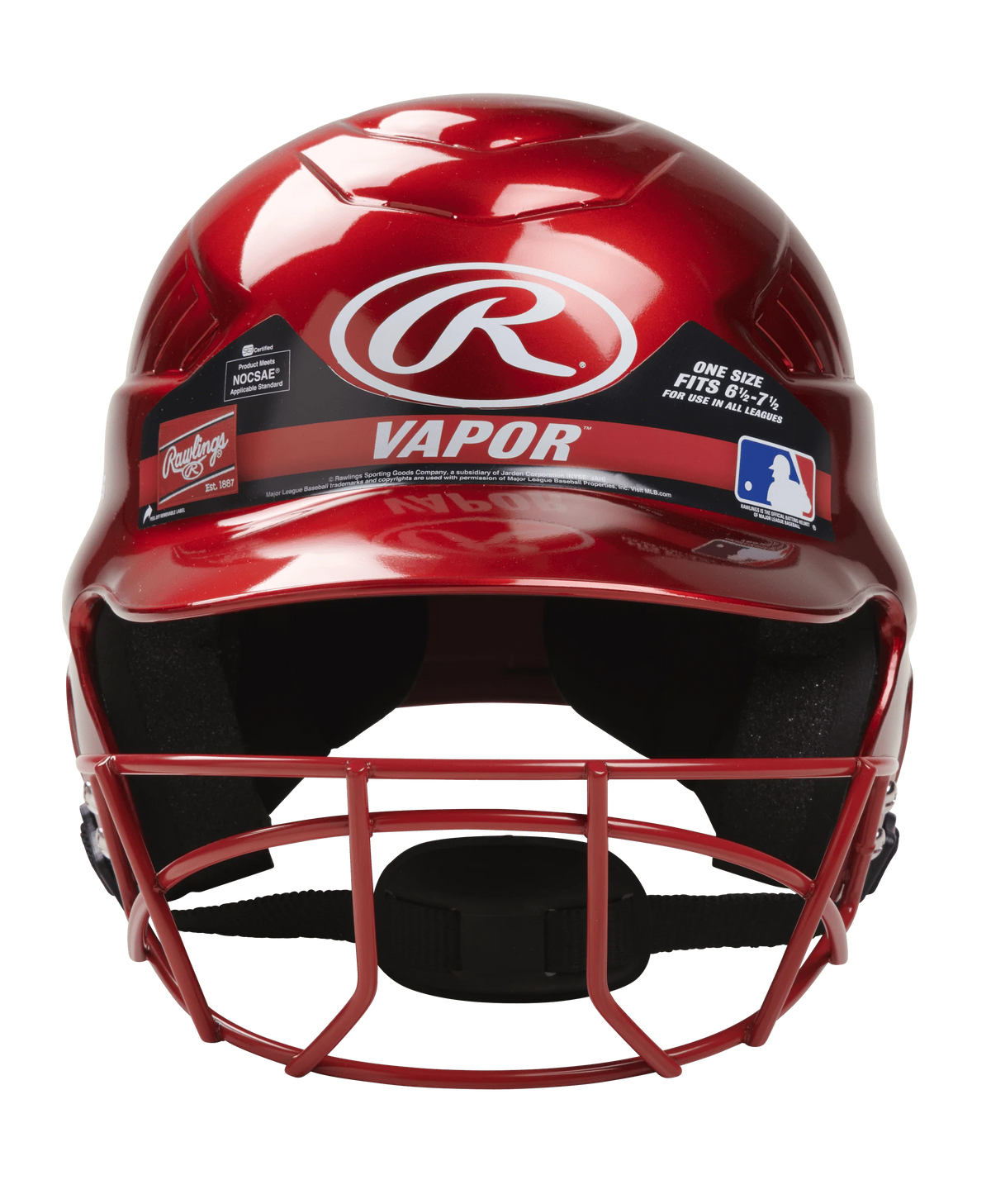 Matte Black Adult Batting Helmet V992