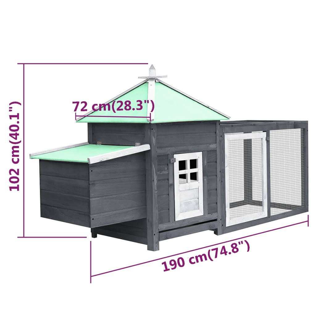 Chicken Coop with Nest Box N5193