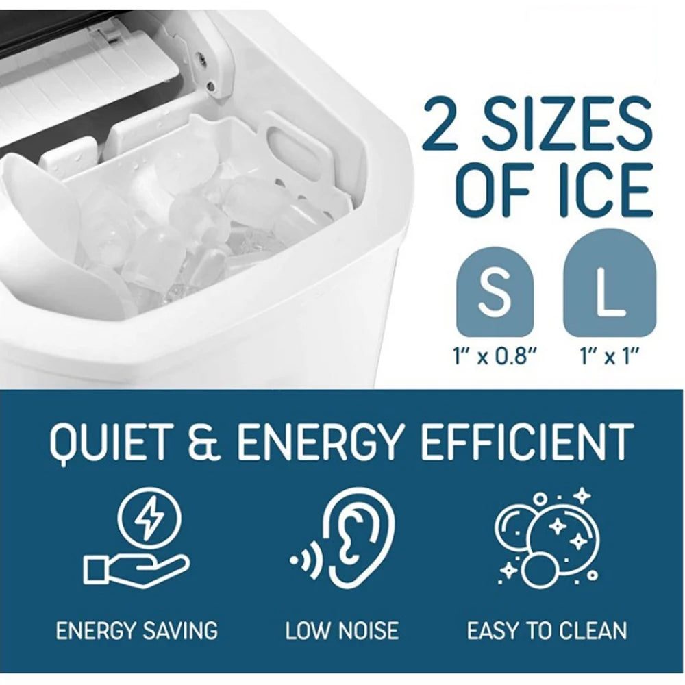 Countertop Ice Maker with Ice Basket O858031