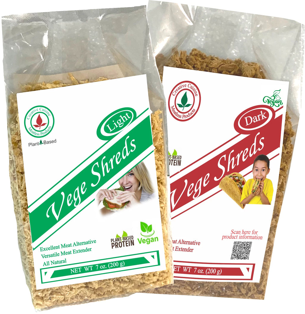 Veggie Shreds Mixed Light & Dark Q149