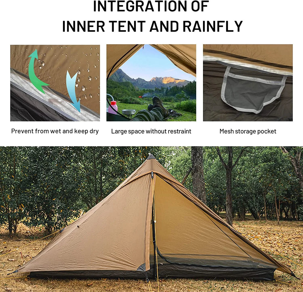 Lanshan Ultralight 3-Season Backpacking Tent V7034