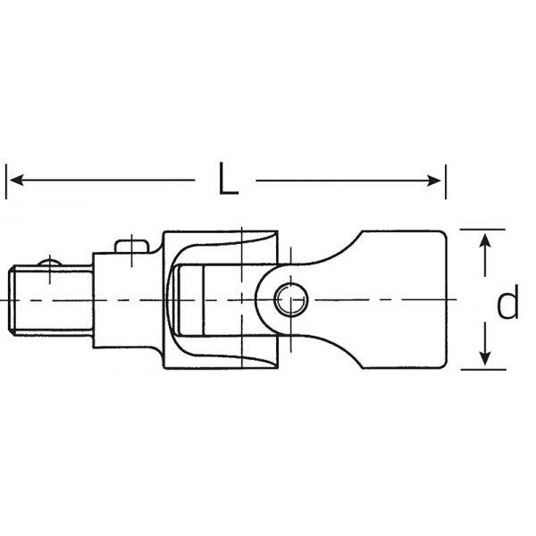 QuickRelease Universal Joint, 1/2x22 C288