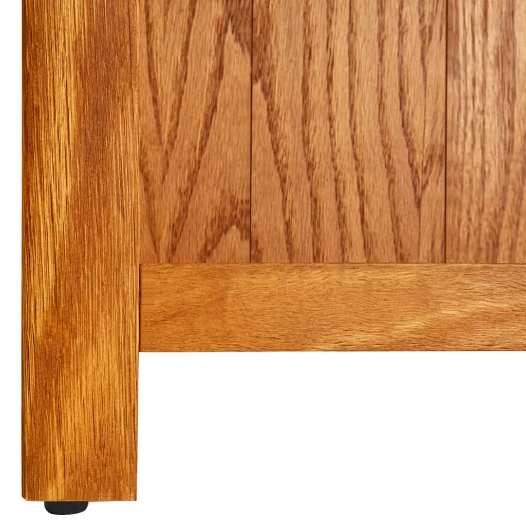 3-Tier Solid Oak Wood Bookcase S437