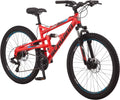 26 In. Wheels 24-Speed Aluminum Full Suspension Mountain Bike X8716