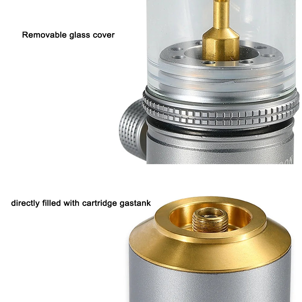 Portable Windproof Candlelight Camping Gas Burner Lantern I355