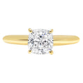 18K Yellow Gold Solitaire Engagement Ring I65505