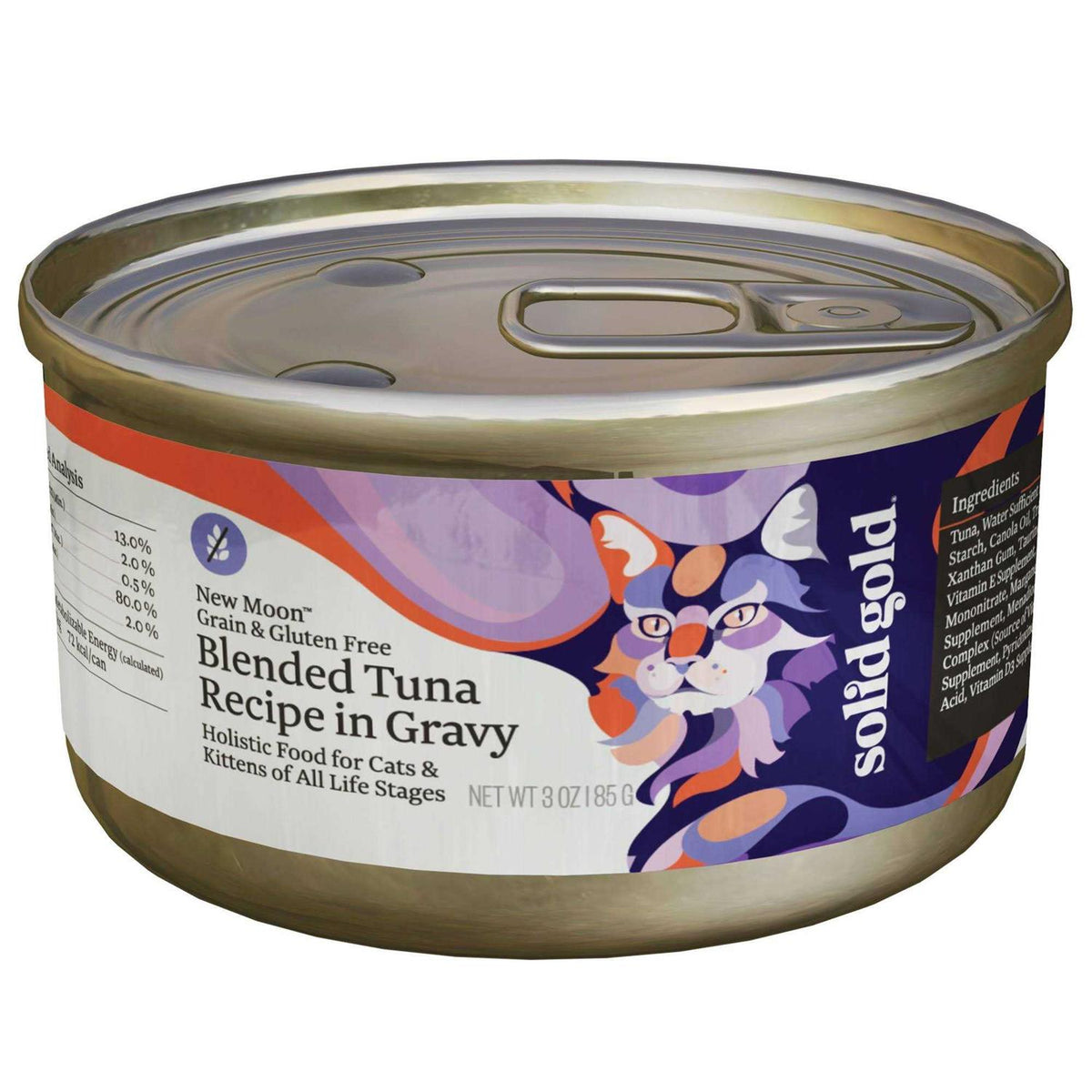 Solid Gold Canned Cat Food Tuna Recipe in Gravy A217