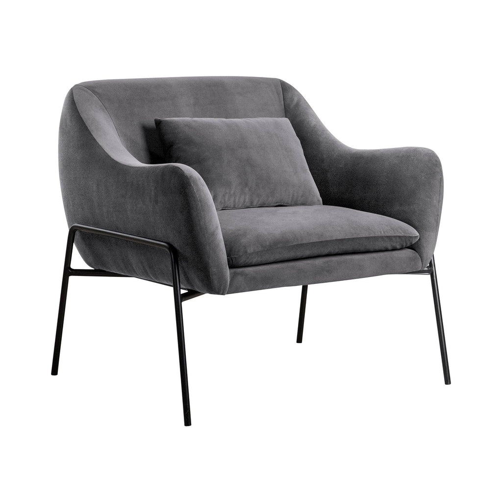 Blue Velvet Accent Chair G200