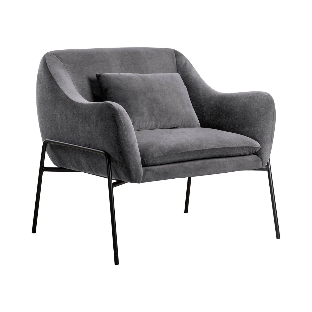Blue Velvet Accent Chair G200
